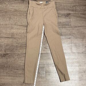 RW&CO Stretch Knit Ankle Pants - Tan